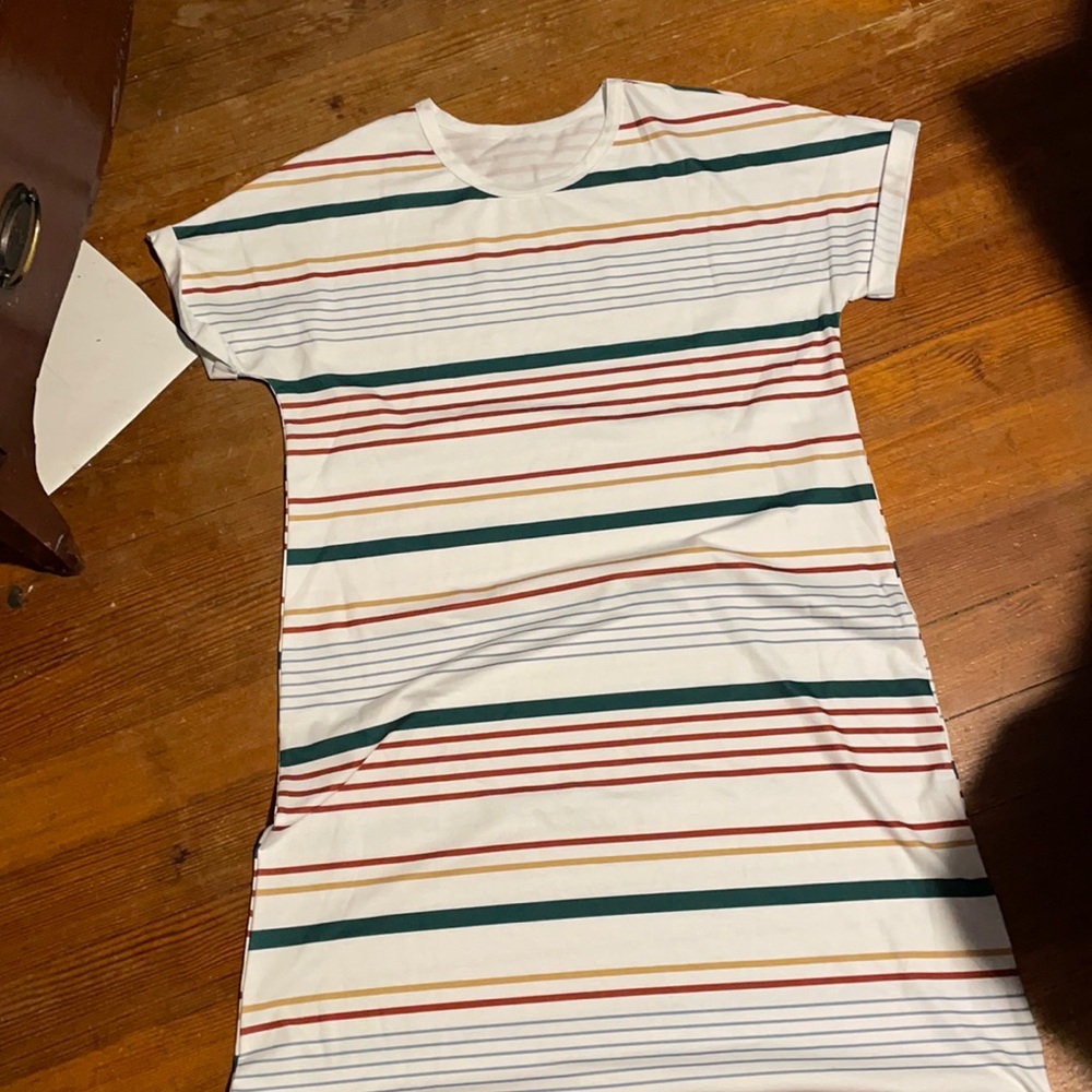 Striped T-shirt dress